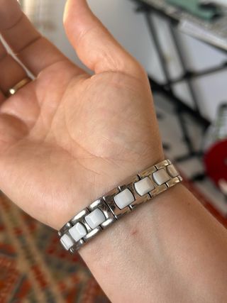 Reloj Viceroy Cerámica Zafiro Plata Blanco