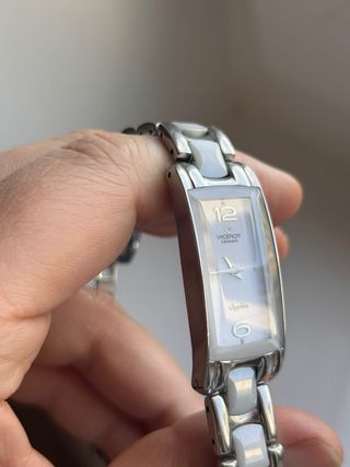Reloj Viceroy Cerámica Zafiro Plata Blanco