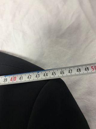 Traje Negro Easy Wear Lana Talla 52