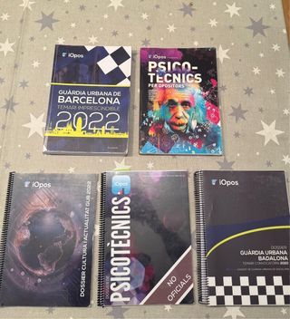 Libros oposiciones iopos (psicotecnicos y temario)