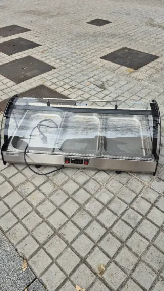 Vitrina expositora caliente