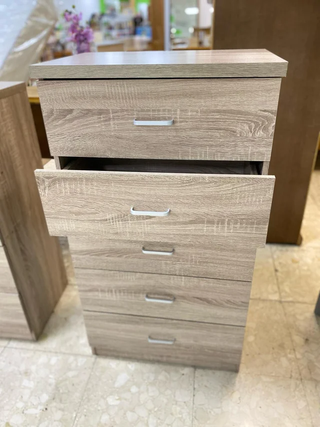 NUEVAS!! Comoda Sinfonier 5 Cassetti Bianca