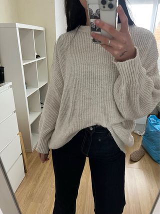 Jersey Stradivarius beige