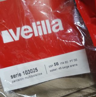 Pantalón de trabajo Velilla 103025 Beige