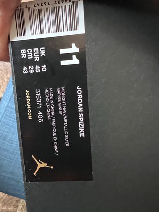 Jordan Spizike Midnight Navy OG