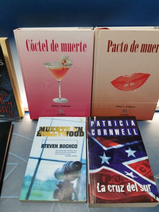 16 libros, novela negra, suspense y homicidios