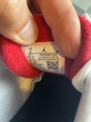 Air Jordan 4 RM Scarpe da Ginnastica Bianche Rosse