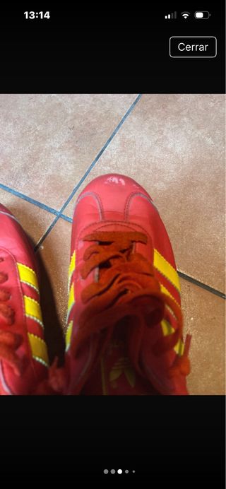 Zapatillas Adidas Rojas y Amarillas