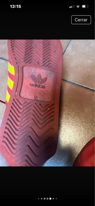 Zapatillas Adidas Rojas y Amarillas