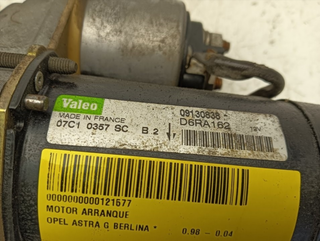MOTOR ARRANQUE OPEL ASTRA G BERLINA 09130838