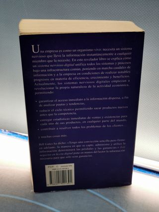 Libro BILL GATES -LOS NEGOCIOS EN LA ERA DIGITAL buen estado