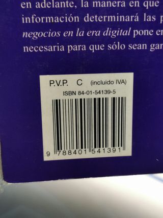 Libro BILL GATES -LOS NEGOCIOS EN LA ERA DIGITAL buen estado