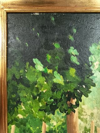 Antiguo óleo V. Torrent