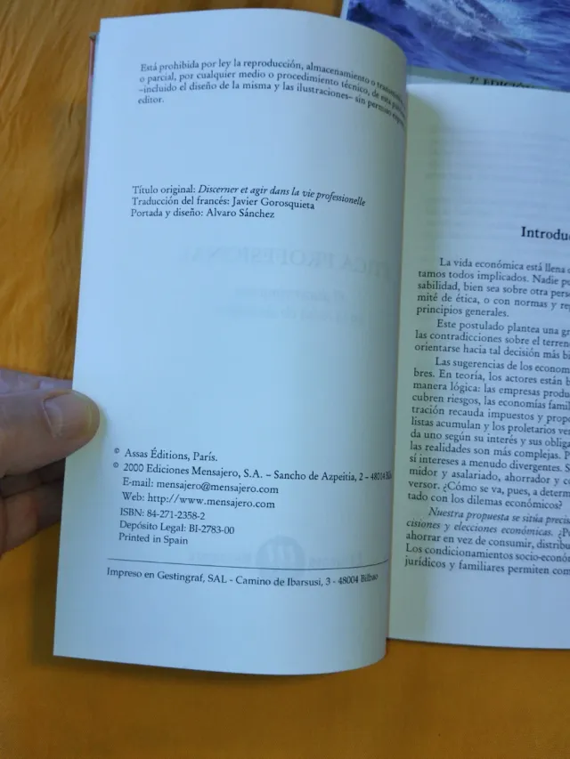 La Sensacion de Fluidez/ Ética profesional