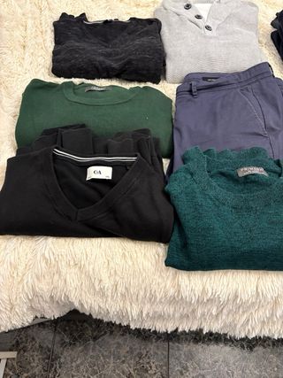 Lote 8 jerséis y 1 pantalón