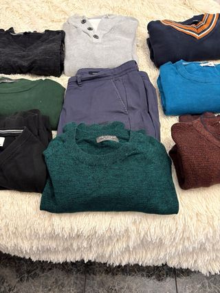 Lote 8 jerséis y 1 pantalón