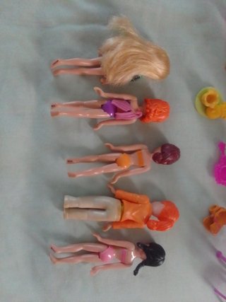 Lote de muñecas y accesorios Polly Pocket