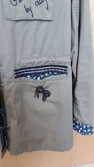 Cazadora Mujer Desigual Verde Oliva