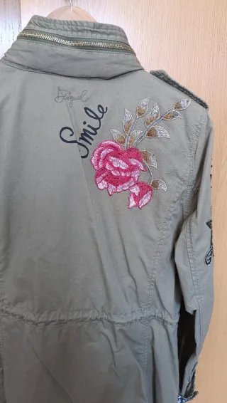 Cazadora Mujer Desigual Verde Oliva