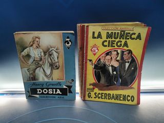 8 novelas Pulp, colección amarilla y colección azul