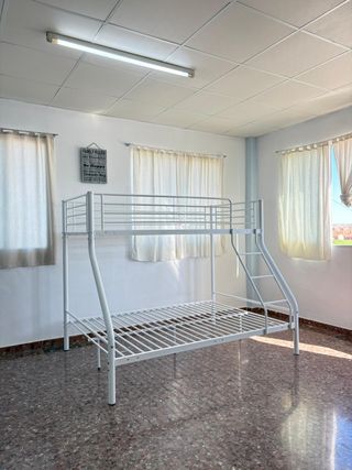 Litera matrimonial blanca metálica nuevo