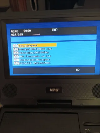 Reproductor DVD NPG DP-700R USB SD