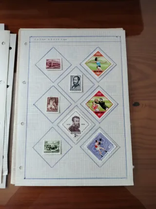 Sellos Hungría 3. 9 hojas