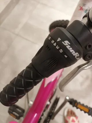 Bicicleta infantil rosa Sparkly