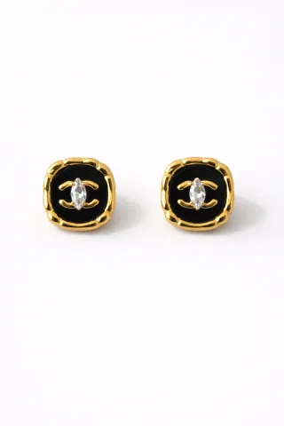 Pendientes Louis Vuitton Negros , Chanel y Miu Miu