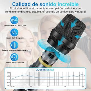 Sistema Micrófono Inalámbrico Aveek 4 Micrófonos