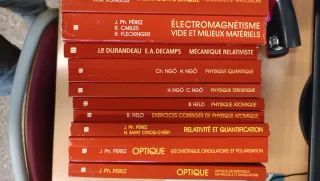 Lote 13 libros Física.Masson.Cuantica, relatividad