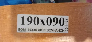 Cama doble con colchón nuevo