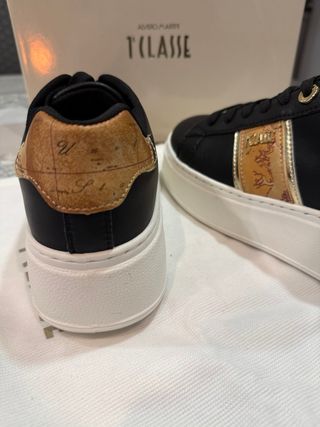 Scarpe Alviero Martini 1ª Classe Nere Oro