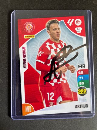 Cromo Arthur Melo Firmado Adrenalyn Original