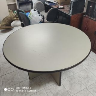 Escritorio de oficina madera y metal