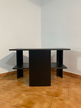 Mueble TV negro madera