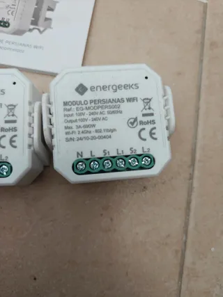 3 Módulos Persianas WiFi Nuevos Energeeks