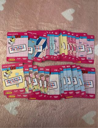 Pack 38 Cartas Álbum Hello Kitty Trading Cards
