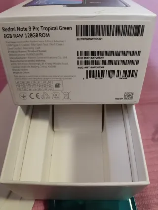 Móvil Xiaomi Redmi Note 9 Pro Negro