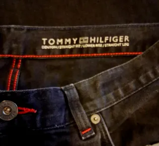 Pantalón vaquero negro Tommy Hilfiger Talla XL