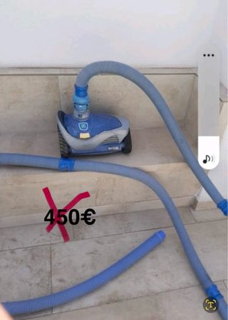 Limpiafondos piscina con tubos