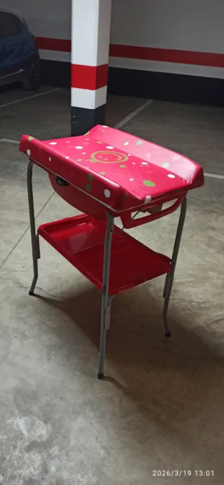 Cambiador Bañera Jane Rojo