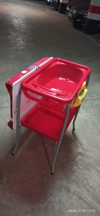 Cambiador Bañera Jane Rojo