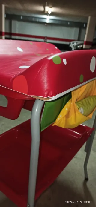 Cambiador Bañera Jane Rojo