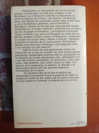 LIBRO: En el palacio de Gnosos. Nikos Kazantzakis.