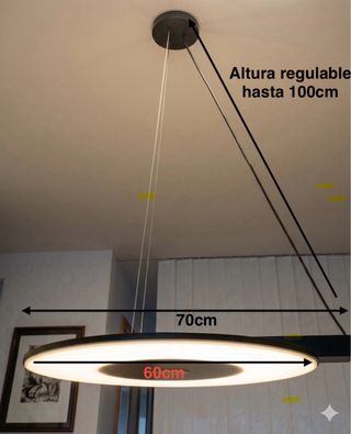 Lampara de suspensión DISKOS. Giovanni Offredi MI