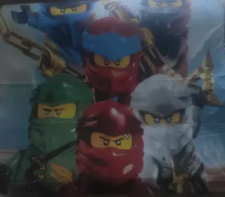 Juego Sábanas Ninjago Lego 2 Piezas y libro.