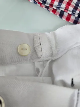 Conjunto Ropa Niño: 2 Camisas y Short Blanco