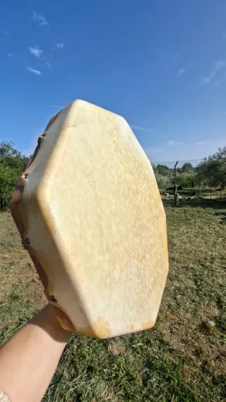 Tambor chamánico artesanal
