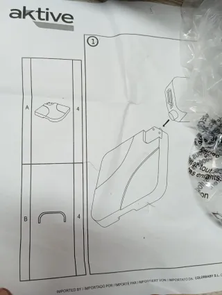 AKTIVE Soporte Parasol Rellenable Cuadrado